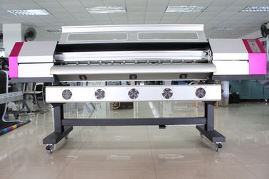 중국 광고 KT 널 Epson 두 배 DX5 머리를 가진 용해력이 있는 잉크 인쇄 기계 협력 업체